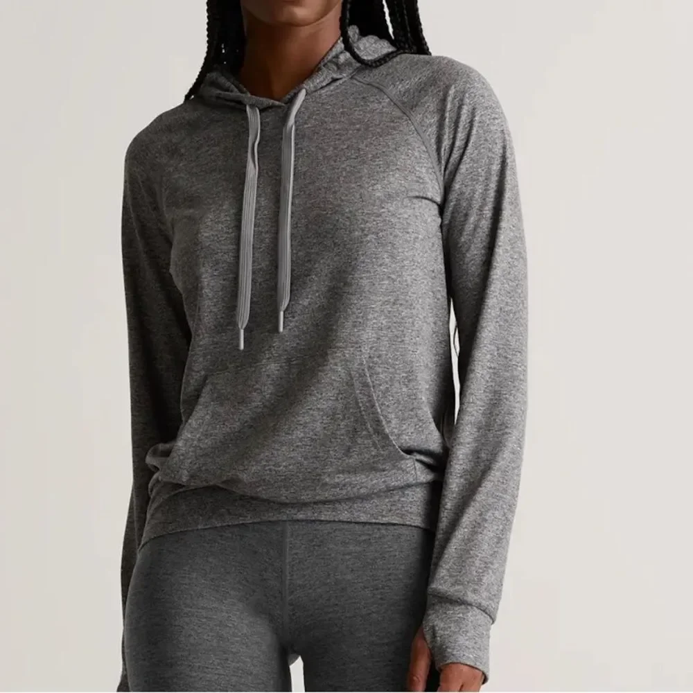 Quince Flowknit Pullover Hoodie